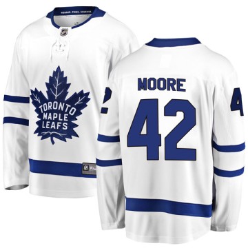 Breakaway Fanatics Branded Men's Trevor Moore Toronto Maple Leafs Away Jersey - White
