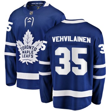 Breakaway Fanatics Branded Men's Veini Vehvilainen Toronto Maple Leafs Home Jersey - Blue