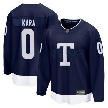 Breakaway Fanatics Branded Men's Vladislav Kara Toronto Maple Leafs 2022 Heritage Classic Jersey - Navy