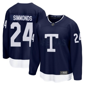 Breakaway Fanatics Branded Men's Wayne Simmonds Toronto Maple Leafs 2022 Heritage Classic Jersey - Navy