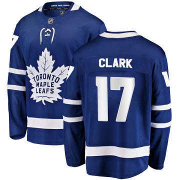 Breakaway Fanatics Branded Men's Wendel Clark Toronto Maple Leafs Home Jersey - Blue