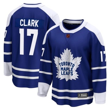 Breakaway Fanatics Branded Men's Wendel Clark Toronto Maple Leafs Special Edition 2.0 Jersey - Royal