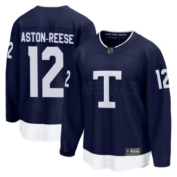 Breakaway Fanatics Branded Men's Zach Aston-Reese Toronto Maple Leafs 2022 Heritage Classic Jersey - Navy