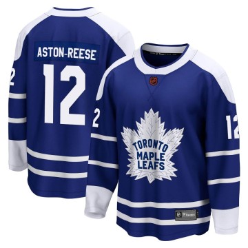 Breakaway Fanatics Branded Men's Zach Aston-Reese Toronto Maple Leafs Special Edition 2.0 Jersey - Royal