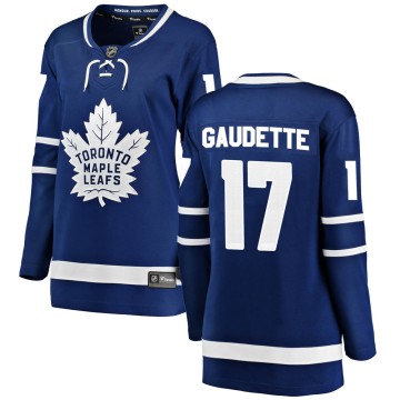 Breakaway Fanatics Branded Women's Adam Gaudette Toronto Maple Leafs Home Jersey - Blue