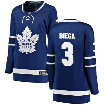 Breakaway Fanatics Branded Women's Alex Biega Toronto Maple Leafs Home Jersey - Blue