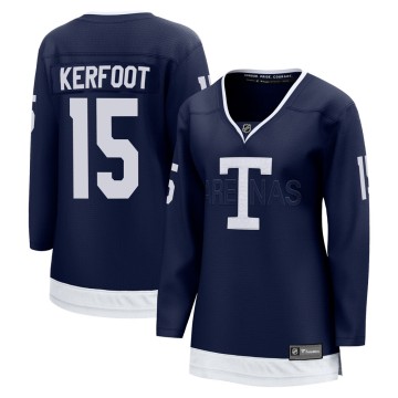 Breakaway Fanatics Branded Women's Alexander Kerfoot Toronto Maple Leafs 2022 Heritage Classic Jersey - Navy