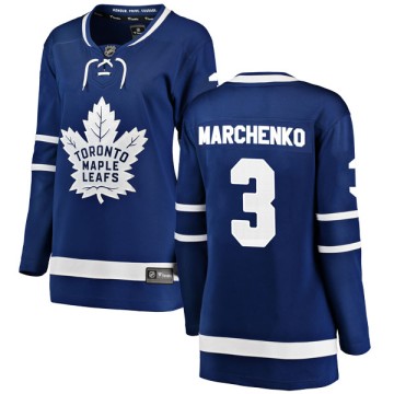 Breakaway Fanatics Branded Women's Alexei Marchenko Toronto Maple Leafs Home Jersey - Blue