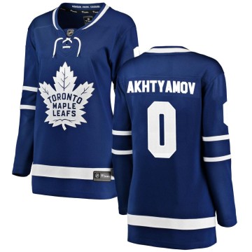 Breakaway Fanatics Branded Women's Artur Akhtyamov Toronto Maple Leafs Home Jersey - Blue