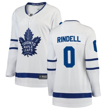 Breakaway Fanatics Branded Women's Axel Rindell Toronto Maple Leafs Away Jersey - White
