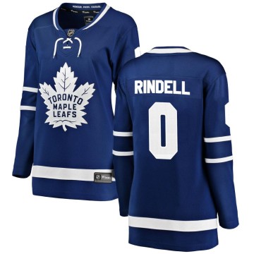 Breakaway Fanatics Branded Women's Axel Rindell Toronto Maple Leafs Home Jersey - Blue