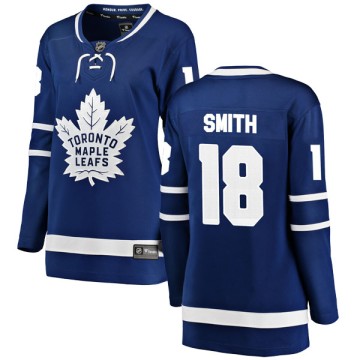 Breakaway Fanatics Branded Women's Ben Smith Toronto Maple Leafs Home Jersey - Blue