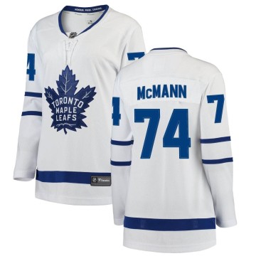 Breakaway Fanatics Branded Women's Bobby McMann Toronto Maple Leafs Away Jersey - White