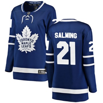 Breakaway Fanatics Branded Women's Borje Salming Toronto Maple Leafs Home Jersey - Blue
