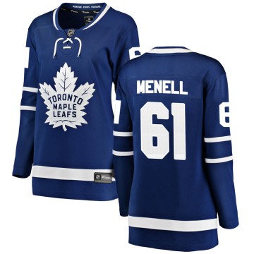 Breakaway Fanatics Branded Women's Brennan Menell Toronto Maple Leafs Home Jersey - Blue