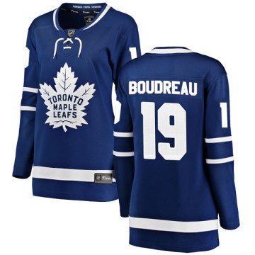 Breakaway Fanatics Branded Women's Bruce Boudreau Toronto Maple Leafs Home Jersey - Blue