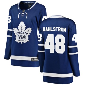 Breakaway Fanatics Branded Women's Carl Dahlstrom Toronto Maple Leafs Home Jersey - Blue