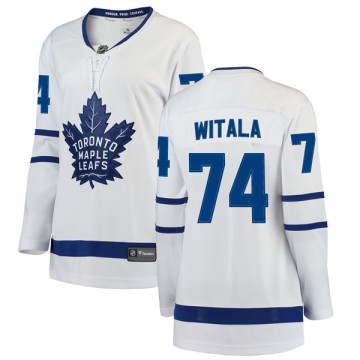 Breakaway Fanatics Branded Women's Chase Witala Toronto Maple Leafs Away Jersey - White