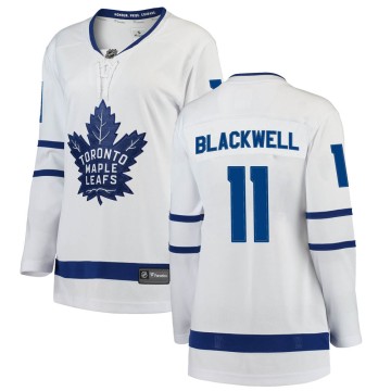 Breakaway Fanatics Branded Women's Colin Blackwell Toronto Maple Leafs Away Jersey - White