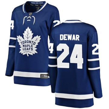 Breakaway Fanatics Branded Women's Connor Dewar Toronto Maple Leafs Home Jersey - Blue