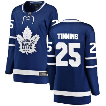 Breakaway Fanatics Branded Women's Conor Timmins Toronto Maple Leafs Home Jersey - Blue