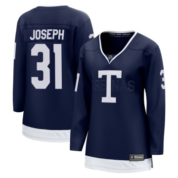 Breakaway Fanatics Branded Women's Curtis Joseph Toronto Maple Leafs 2022 Heritage Classic Jersey - Navy