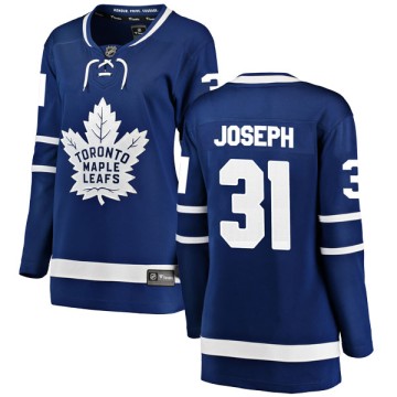 Breakaway Fanatics Branded Women's Curtis Joseph Toronto Maple Leafs Home Jersey - Blue