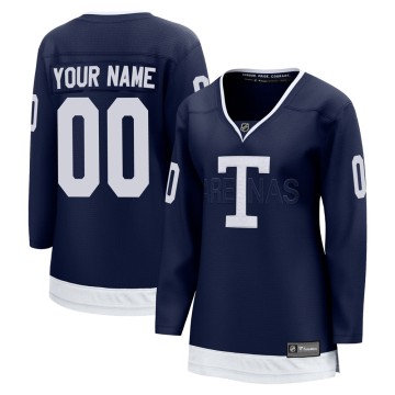 Breakaway Fanatics Branded Women's Custom Toronto Maple Leafs Custom 2022 Heritage Classic Jersey - Navy