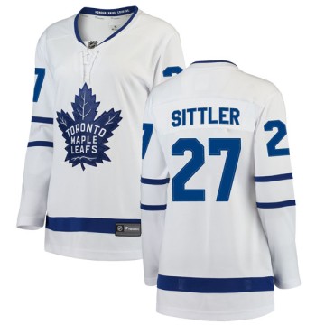 Breakaway Fanatics Branded Women's Darryl Sittler Toronto Maple Leafs Away Jersey - White
