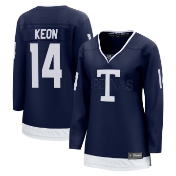 Breakaway Fanatics Branded Women's Dave Keon Toronto Maple Leafs 2022 Heritage Classic Jersey - Navy