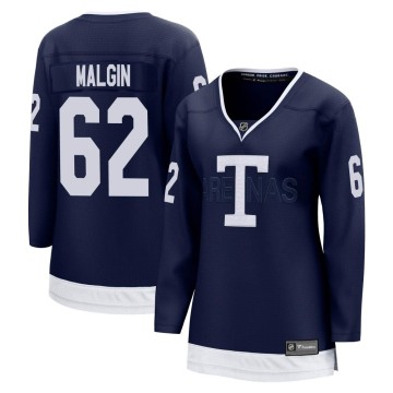 Breakaway Fanatics Branded Women's Denis Malgin Toronto Maple Leafs 2022 Heritage Classic Jersey - Navy