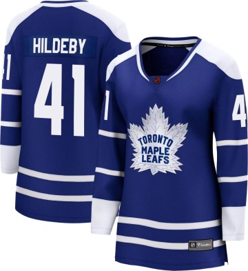 Breakaway Fanatics Branded Women's Dennis Hildeby Toronto Maple Leafs Special Edition 2.0 Jersey - Royal