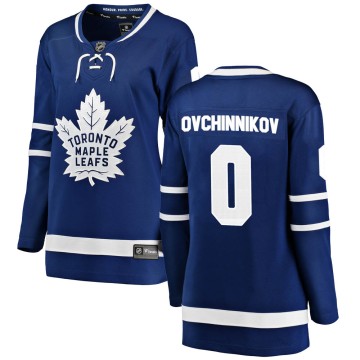 Breakaway Fanatics Branded Women's Dmitry Ovchinnikov Toronto Maple Leafs Home Jersey - Blue