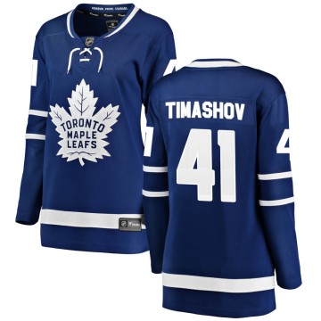 Breakaway Fanatics Branded Women's Dmytro Timashov Toronto Maple Leafs Home Jersey - Blue