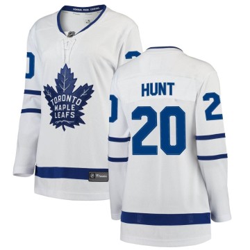 Breakaway Fanatics Branded Women's Dryden Hunt Toronto Maple Leafs Away Jersey - White