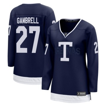 Breakaway Fanatics Branded Women's Dylan Gambrell Toronto Maple Leafs 2022 Heritage Classic Jersey - Navy