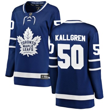 Breakaway Fanatics Branded Women's Erik Kallgren Toronto Maple Leafs Home Jersey - Blue