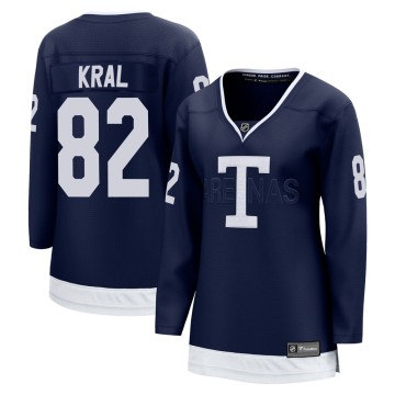 Breakaway Fanatics Branded Women's Filip Kral Toronto Maple Leafs 2022 Heritage Classic Jersey - Navy