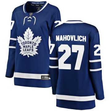 Breakaway Fanatics Branded Women's Frank Mahovlich Toronto Maple Leafs Home Jersey - Blue