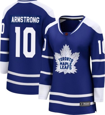 Breakaway Fanatics Branded Women's George Armstrong Toronto Maple Leafs Special Edition 2.0 Jersey - Royal