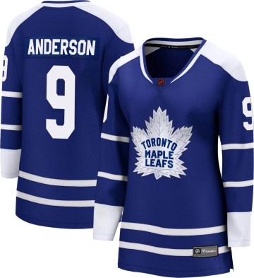 Breakaway Fanatics Branded Women's Glenn Anderson Toronto Maple Leafs Special Edition 2.0 Jersey - Royal