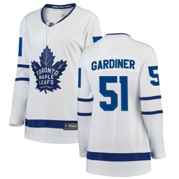 Breakaway Fanatics Branded Women's Jake Gardiner Toronto Maple Leafs Away Jersey - White