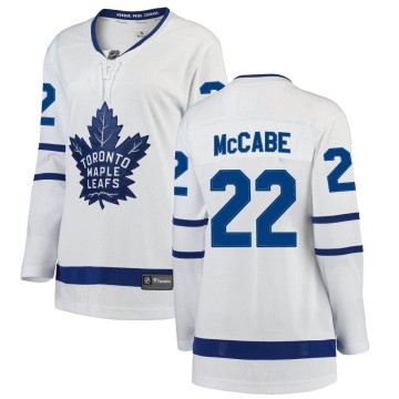 Breakaway Fanatics Branded Women's Jake McCabe Toronto Maple Leafs Away Jersey - White