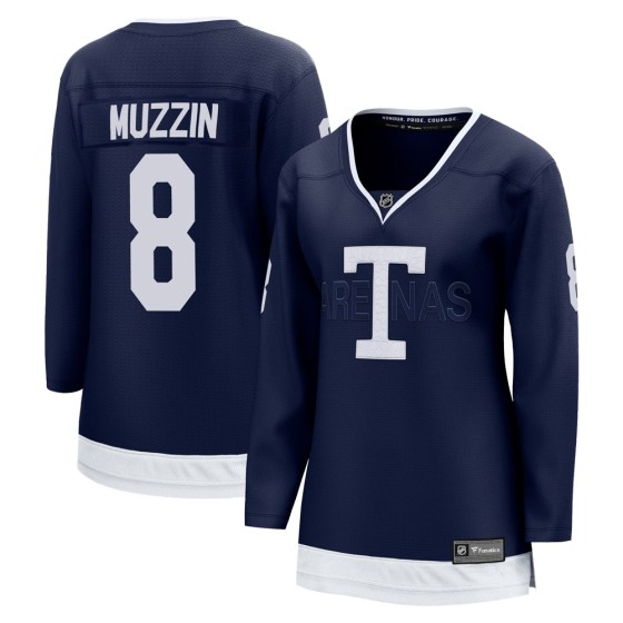 Breakaway Fanatics Branded Women's Jake Muzzin Toronto Maple Leafs 2022 Heritage Classic Jersey - Navy