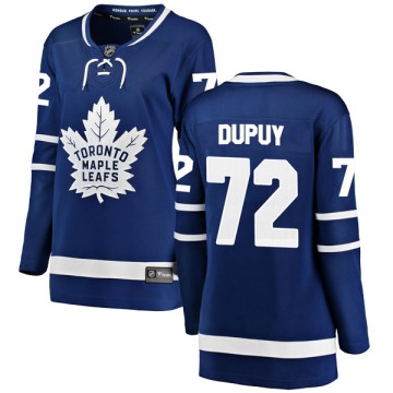 Breakaway Fanatics Branded Women's Jean Dupuy Toronto Maple Leafs Home Jersey - Blue