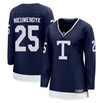 Breakaway Fanatics Branded Women's Joe Nieuwendyk Toronto Maple Leafs 2022 Heritage Classic Jersey - Navy