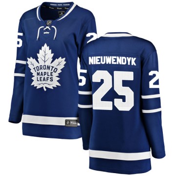 Breakaway Fanatics Branded Women's Joe Nieuwendyk Toronto Maple Leafs Home Jersey - Blue