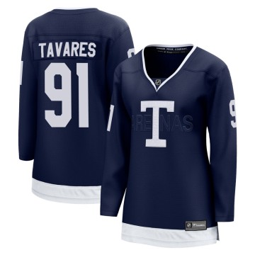Breakaway Fanatics Branded Women's John Tavares Toronto Maple Leafs 2022 Heritage Classic Jersey - Navy