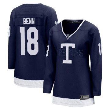 Breakaway Fanatics Branded Women's Jordie Benn Toronto Maple Leafs 2022 Heritage Classic Jersey - Navy