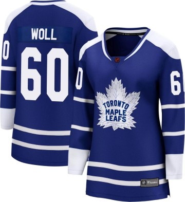 Breakaway Fanatics Branded Women's Joseph Woll Toronto Maple Leafs Special Edition 2.0 Jersey - Royal